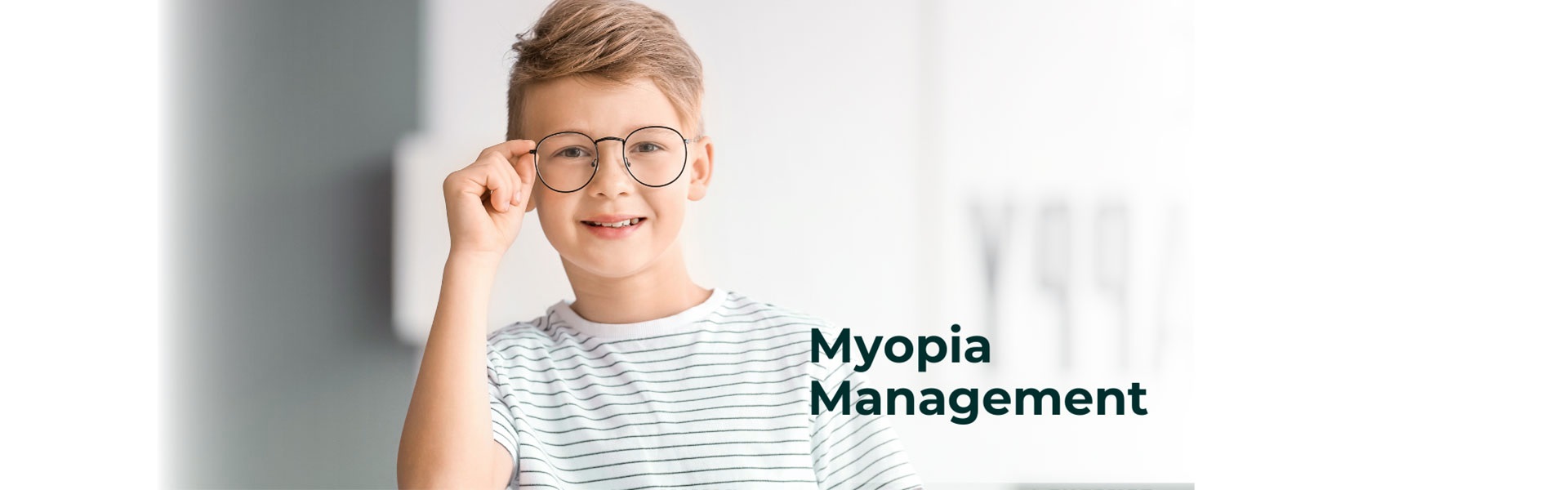 myopia management page header